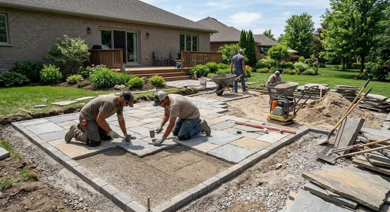 Clay Pavers Installation in Norwalk, CT